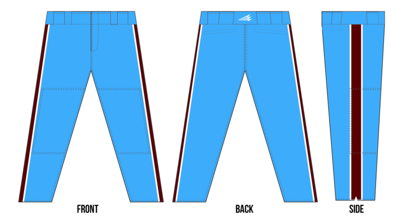 Phillies Baseball Custom Stacheman Elite Long Pant #SM1B