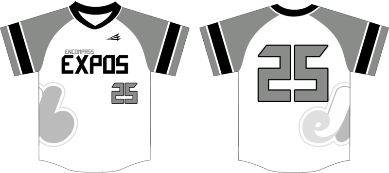 Encompass Expos Custom HexaFlex Baseball Jersey #2