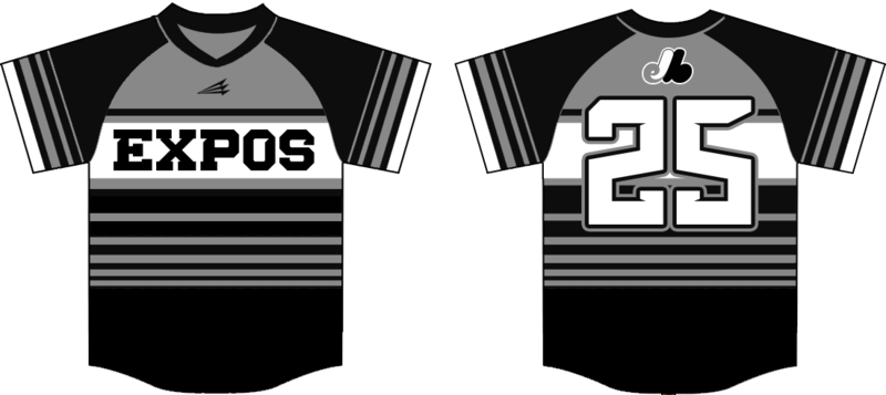 Encompass Expos Custom HexaFlex Baseball Jersey #4
