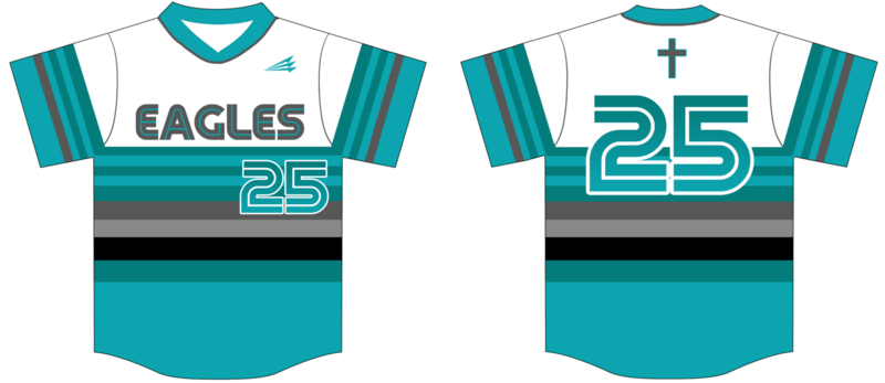 Living Word Eagles Custom Nanodri Baseball Jersey Design #1C