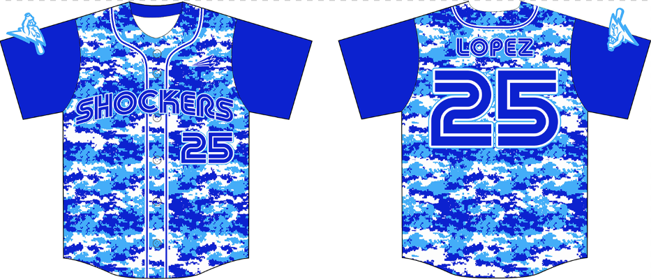 Chicago Shockers Custom NanoDri Baseball Jersey #1