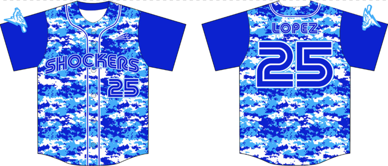 Chicago Shockers Custom NanoDri Baseball Jersey #1