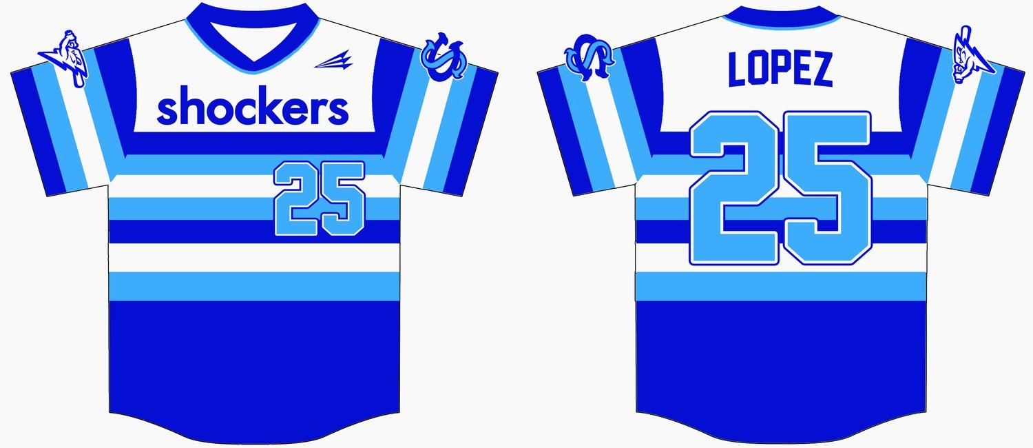 Chicago Shockers Custom NanoDri Baseball Jersey #5b