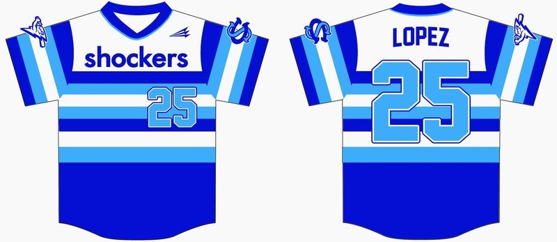 Chicago Shockers Custom NanoDri Baseball Jersey #5b