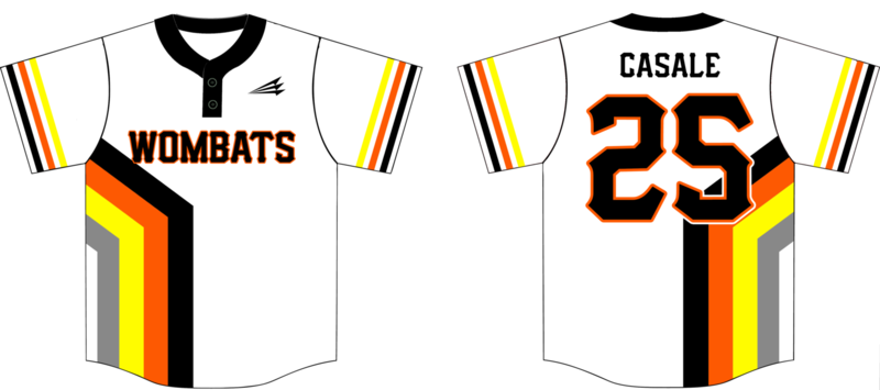 The Wombats Custom Hexaflex Baseball Jersey #1C