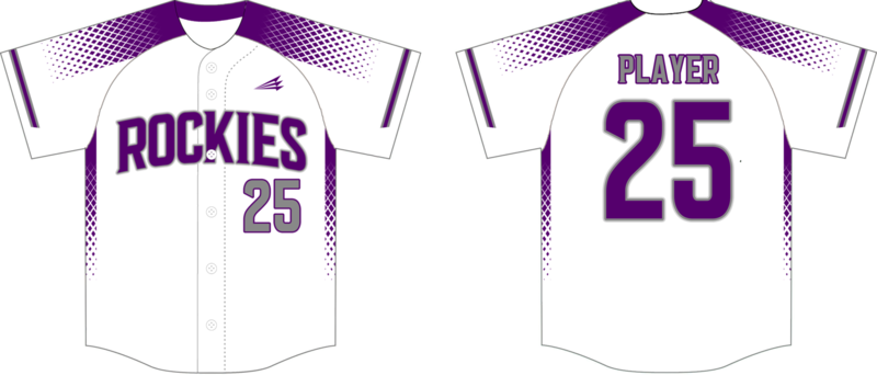 EP Rockies Custom NanoDri Baseball Jersey #3