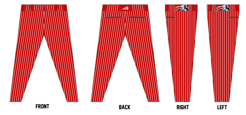 Glenview Patriots Custom Athletic Baseball Pant #BP2