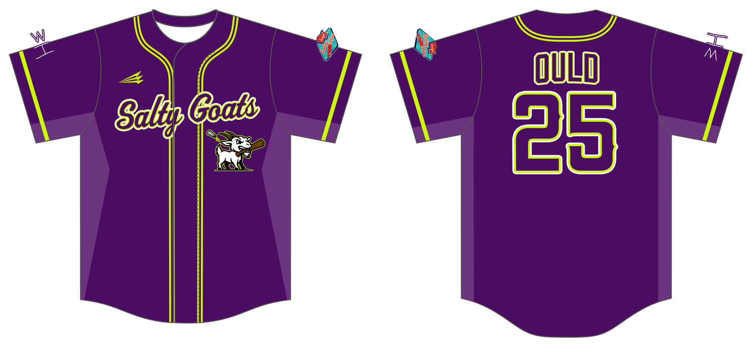 Salty Goats Custom HexaFlex Baseball Jersey #J1c