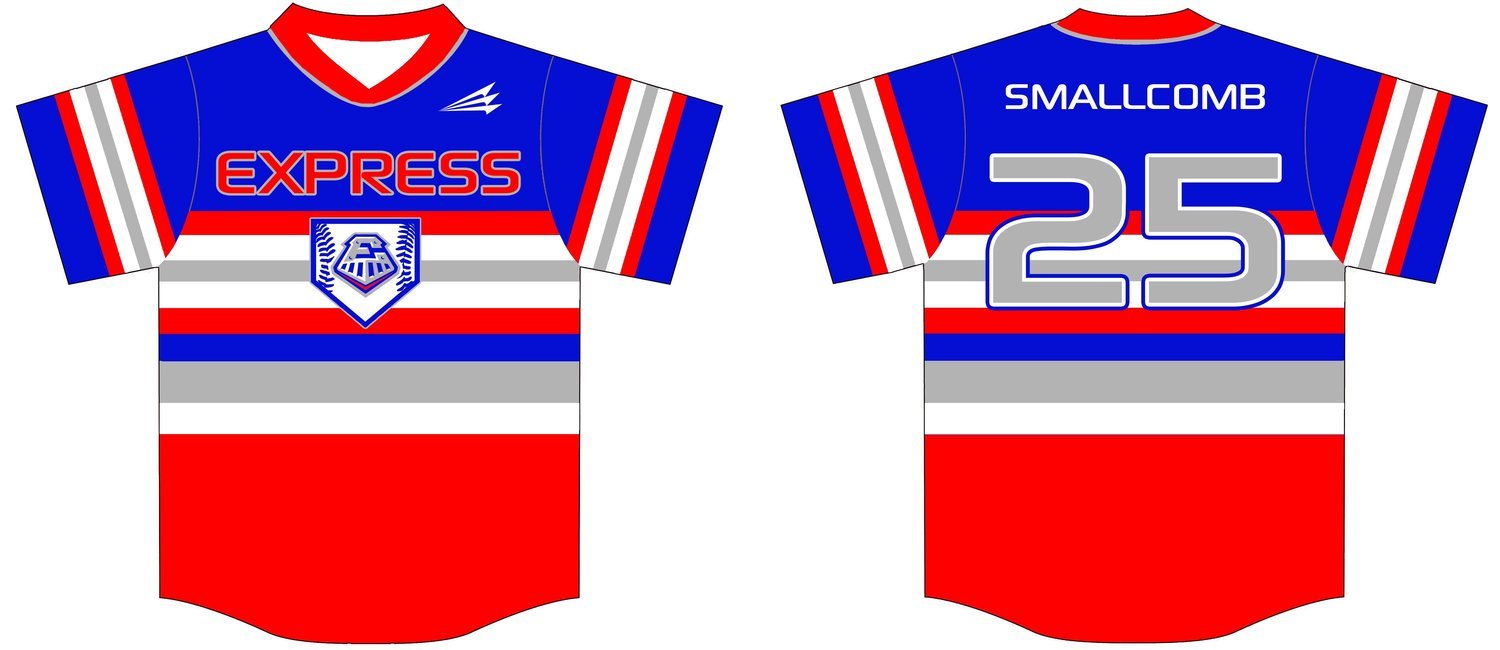 Nebraska Express Custom NanoDri Baseball Jersey #2