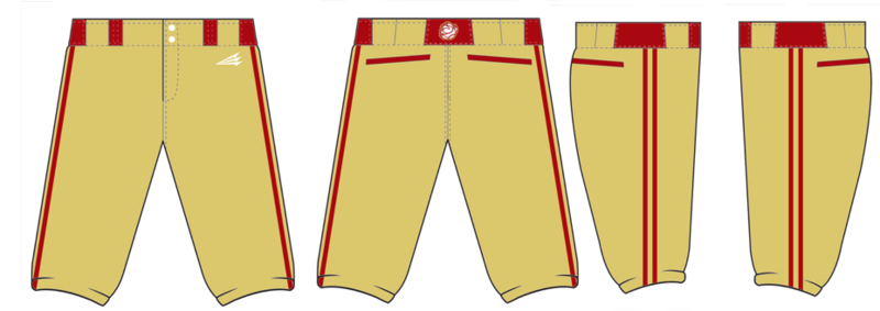 North Columbus Bruins Custom Knicker Baseball Pants 2