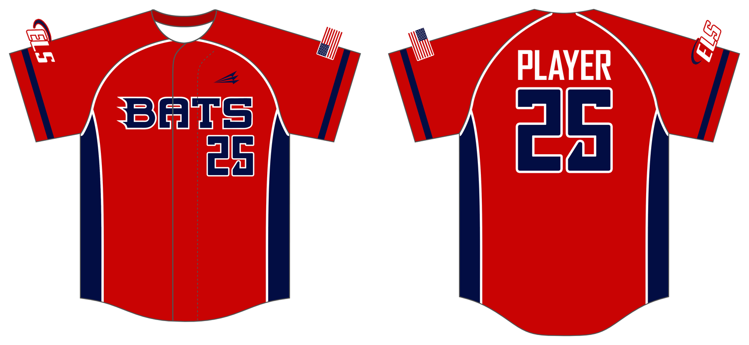ELS Bats Custom Hexaflex Baseball Jersey #J4F
