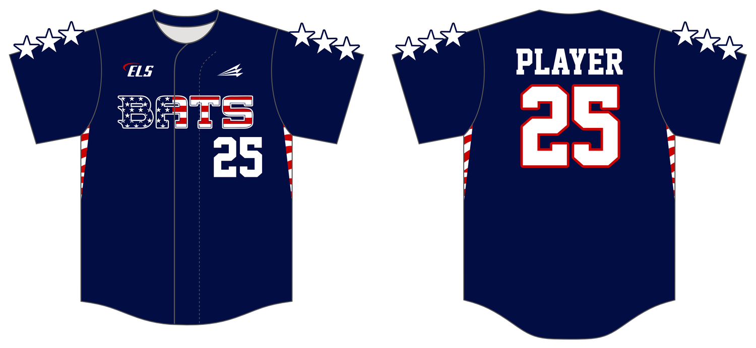 ELS Bats Custom Hexaflex Baseball Jersey #J16E