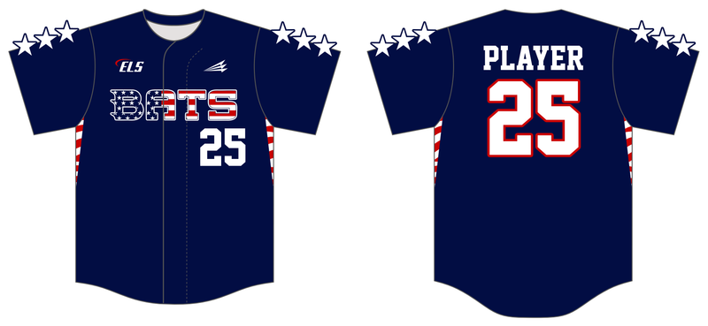 ELS Bats Custom Hexaflex Baseball Jersey #J16E