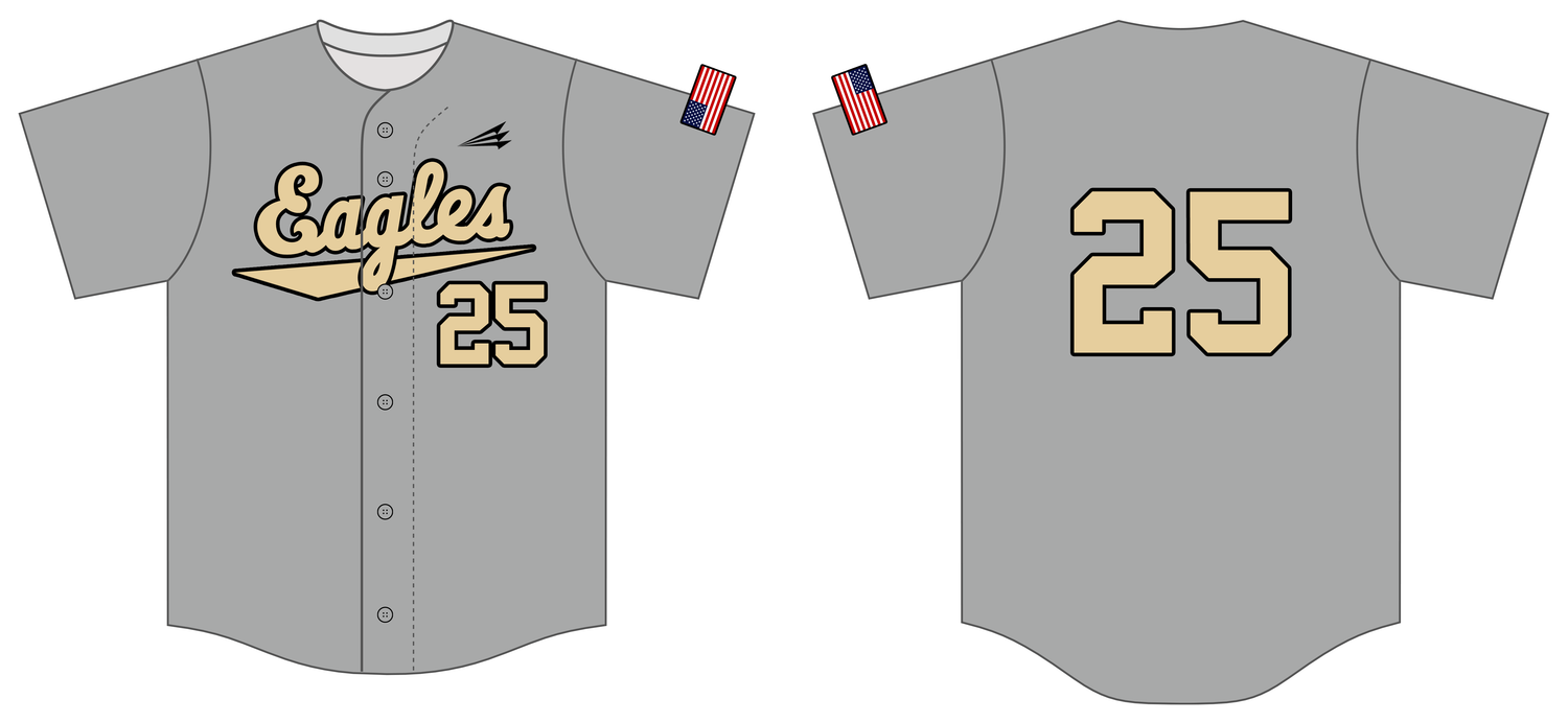 Eagles Custom NanoDri Baseball Jersey #J2