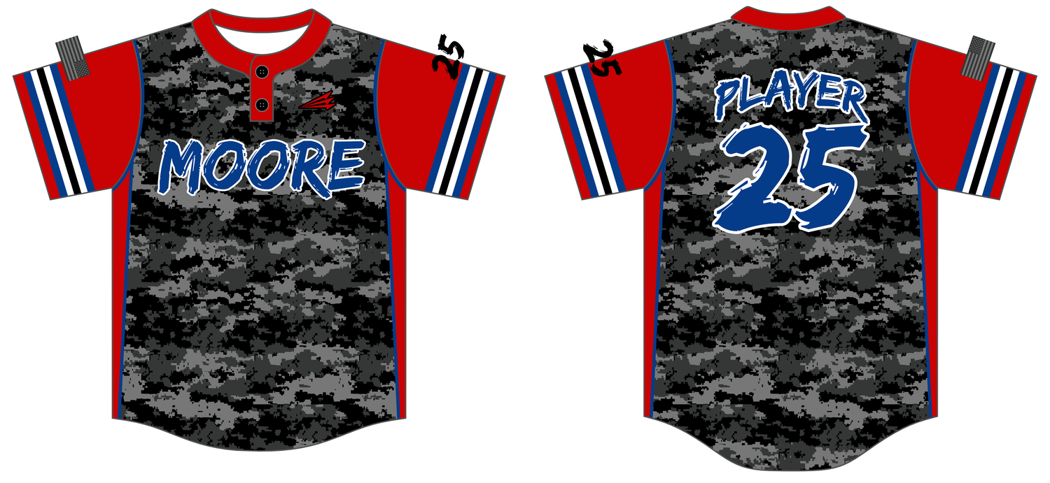 Moore (MHS) Custom HexaFlex Baseball Jersey #J1D