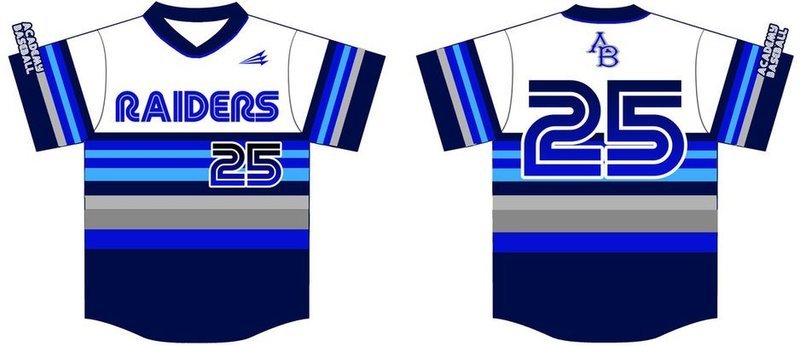 Academy Raiders Custom Hexaflex Baseball Jersey #1B