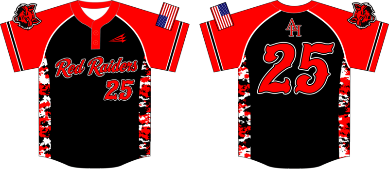 Alexander Hamilton Red Raiders Custom Hexaflex Baseball Jersey #3B