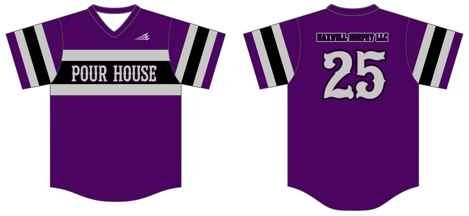 Pour House Softball Custom HexaFlex Baseball Jersey #J1B