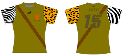 Snohomish County Rhinos Custom Crew QuadFlex Rugby Jersey #J1b