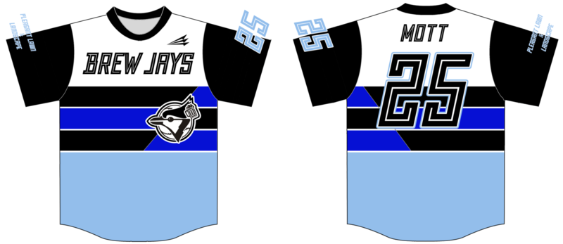 Brew Jays (Mott) Custom HexaFlex Baseball Jersey #1