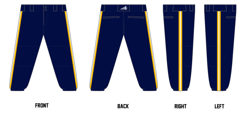 Culpeper Little League Custom Fastpitch Pants #FP1