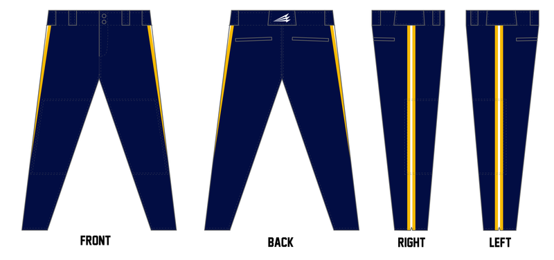 Culpeper Little League Custom Athletic Baseball Pant #BP1