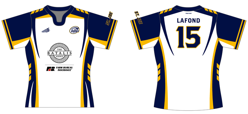 St. Joe Boys Rugby Custom Sunrise QuadFlex Jersey #J4