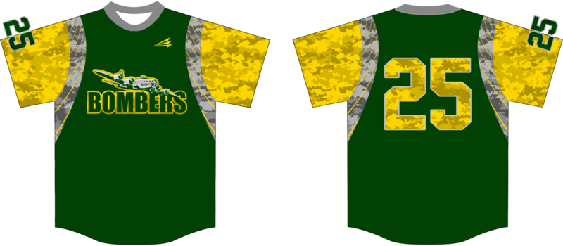 Bombers Badgers Custom NanoDri Baseball Jersey #2D