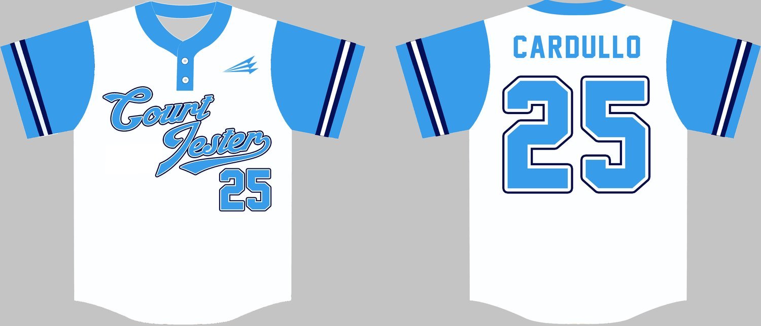 Court Jester Custom HexaFlex Baseball Jersey #4