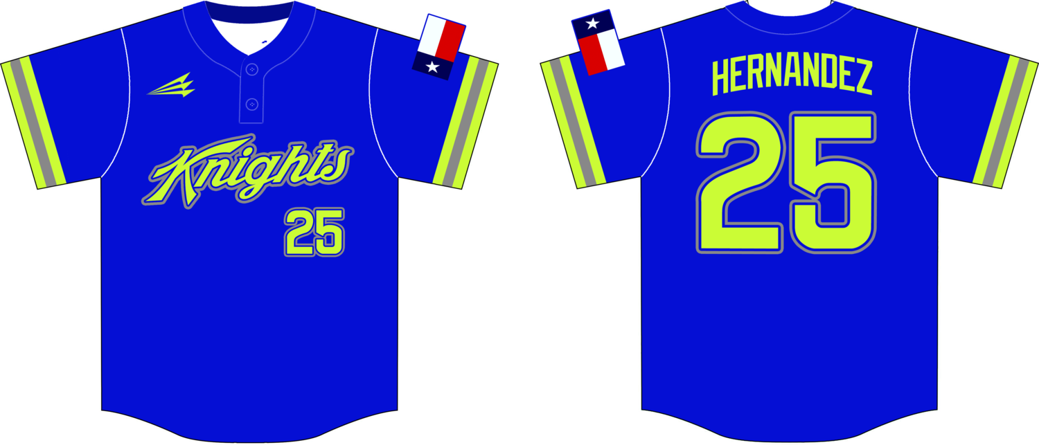 North Texas Knights Custom NanoDri Baseball Jersey #4d