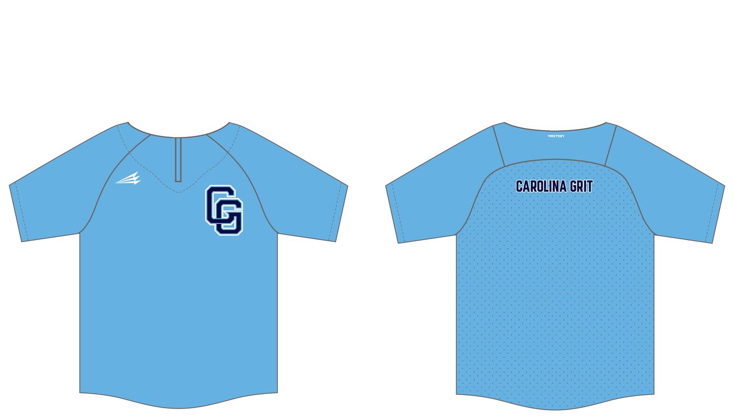 Carolina Grit Custom Batting Practice Jacket #BPJ1 Carolina Grit Custom Batting Practice Jacket #BPJ1