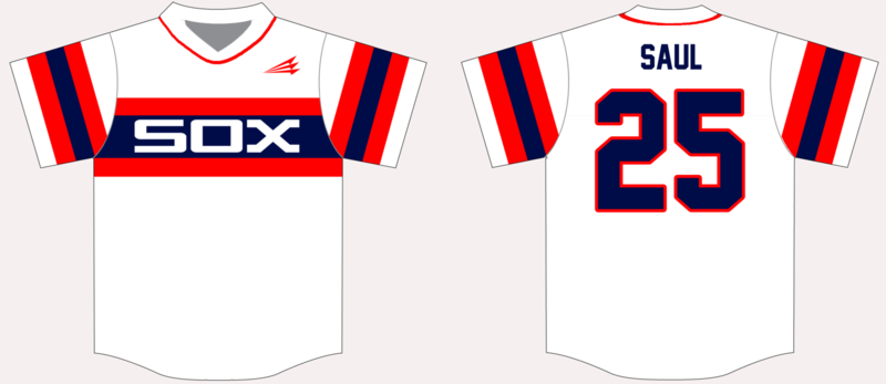 SILVER SPRING WHITE SOX Custom HexaFlex Baseball Jersey  #3