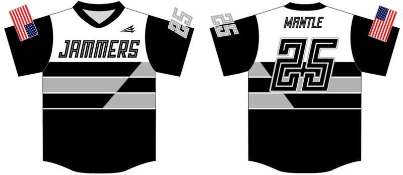 Columbus Jammers Custom Hexaflex Baseball Jersey #3B
