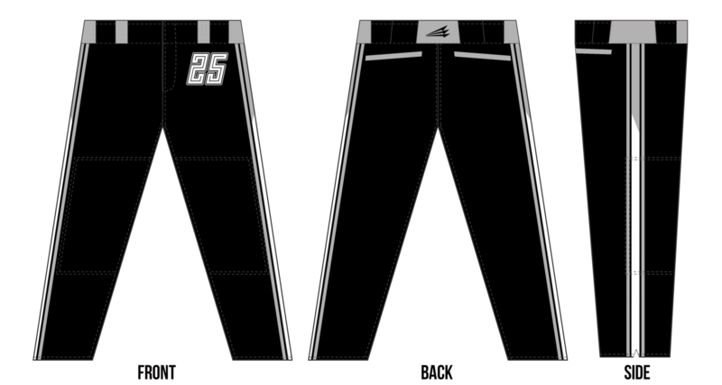 Columbus Jammers Custom Long Baseball Pants #BP3B