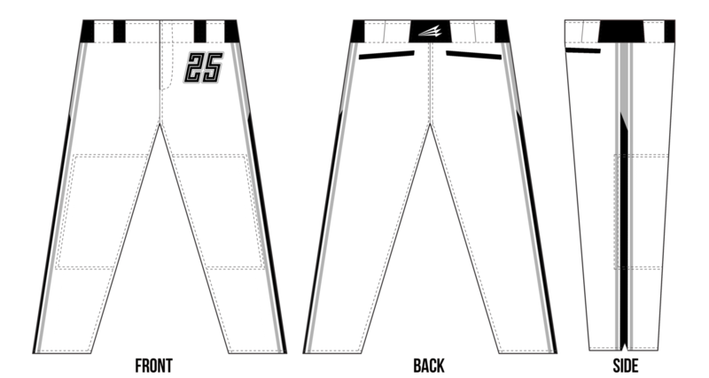 Columbus Jammers Custom Long Baseball Pants #BP3D