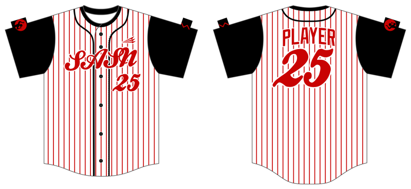 SASN Custom NanoDri Baseball Jersey #J2C