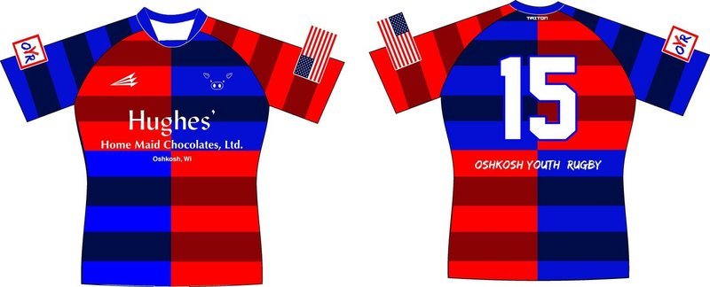 Oshkosh Youth Rugby Custom Jersey #1