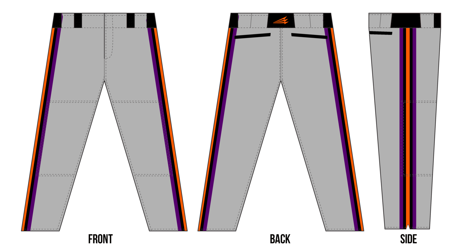 Keokuk River Bandits Custom Long Baseball Pants #BP3B