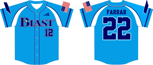 Tennessee Blast Baseball Jersey
