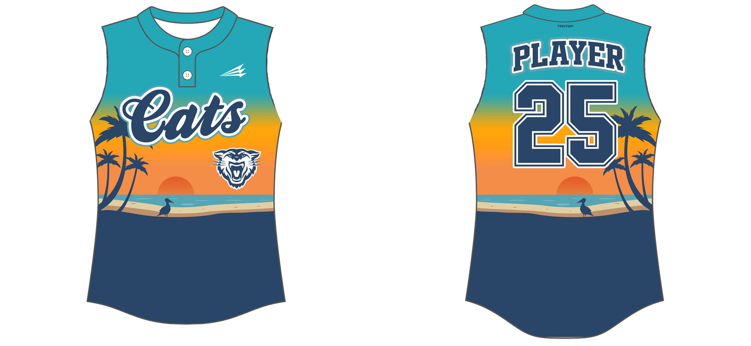 Cats Custom NanoDri Softball Jersey #J2B