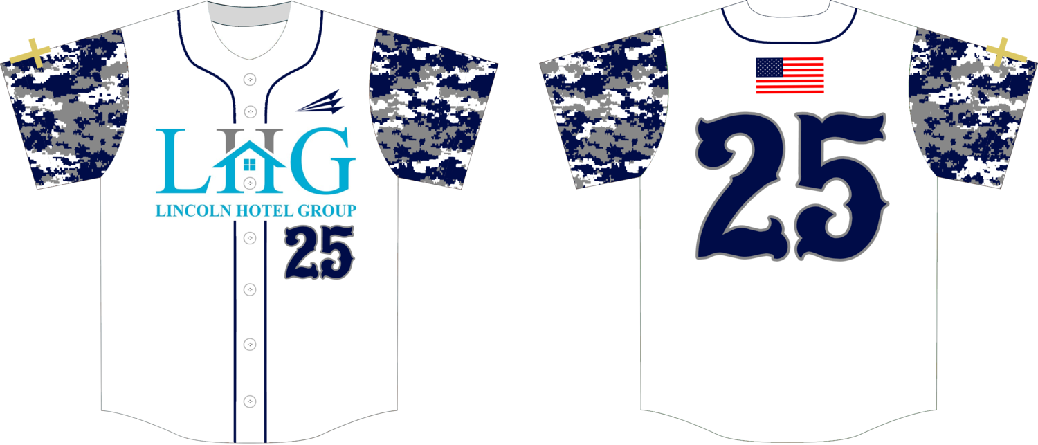 Lincoln Hotel Group Custom NanoDri Baseball Jersey #1B