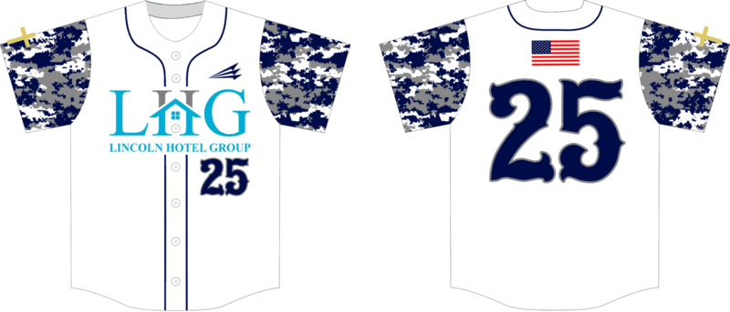 Lincoln Hotel Group Custom NanoDri Baseball Jersey #1B