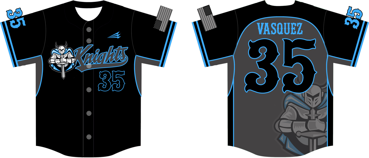 Gotham Knights Custom NanoDri Baseball Jersey #3C