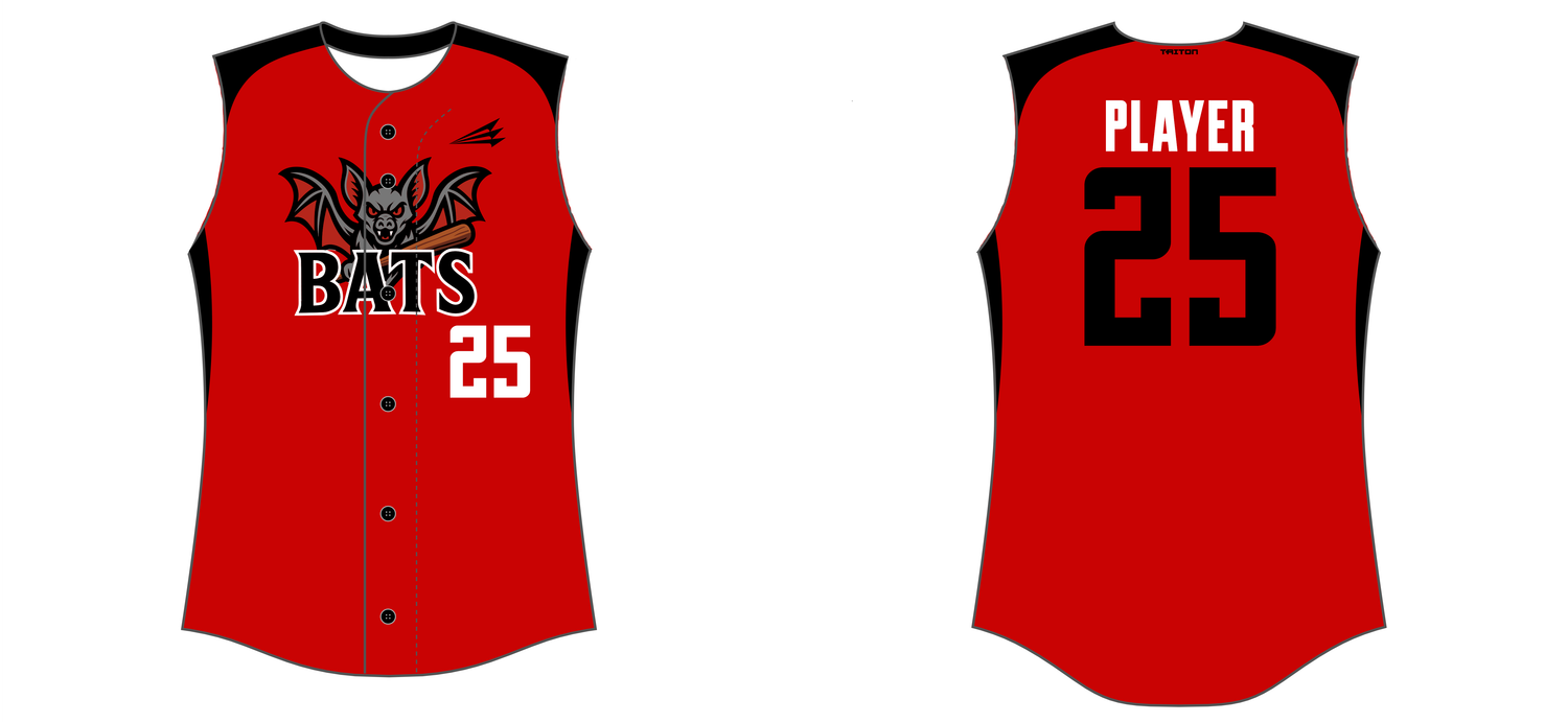 Bats (Fried) Custom HexaFlex Softball Jersey #J1E