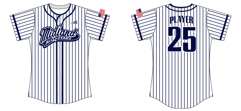 Midland Allstars Custom HexaFlex Softball Jersey #J6B