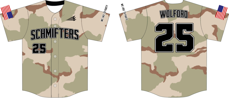 Schmifters Custom HexaFlex Baseball Jersey  #3