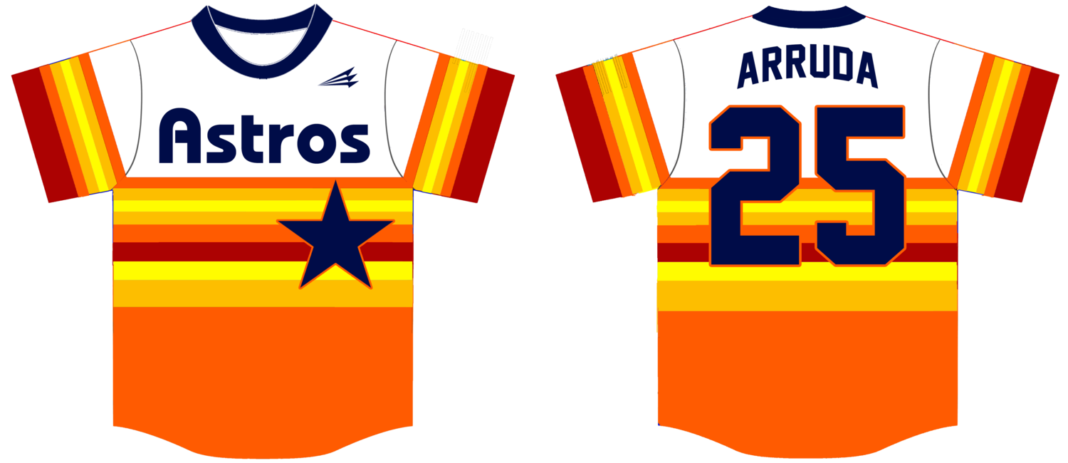 Astros (Arruda) Custom HexaFlex Baseball Jersey #1