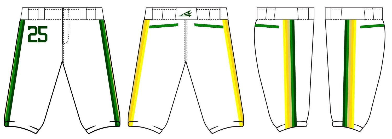 Edina Hornets Custom Stacheman Elite Baseball Pant #1c