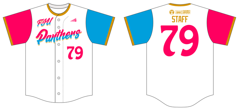FIU Center for Fraternity &amp; Sorority Enrichment Custom NanoDri Baseball Jersey #J2b