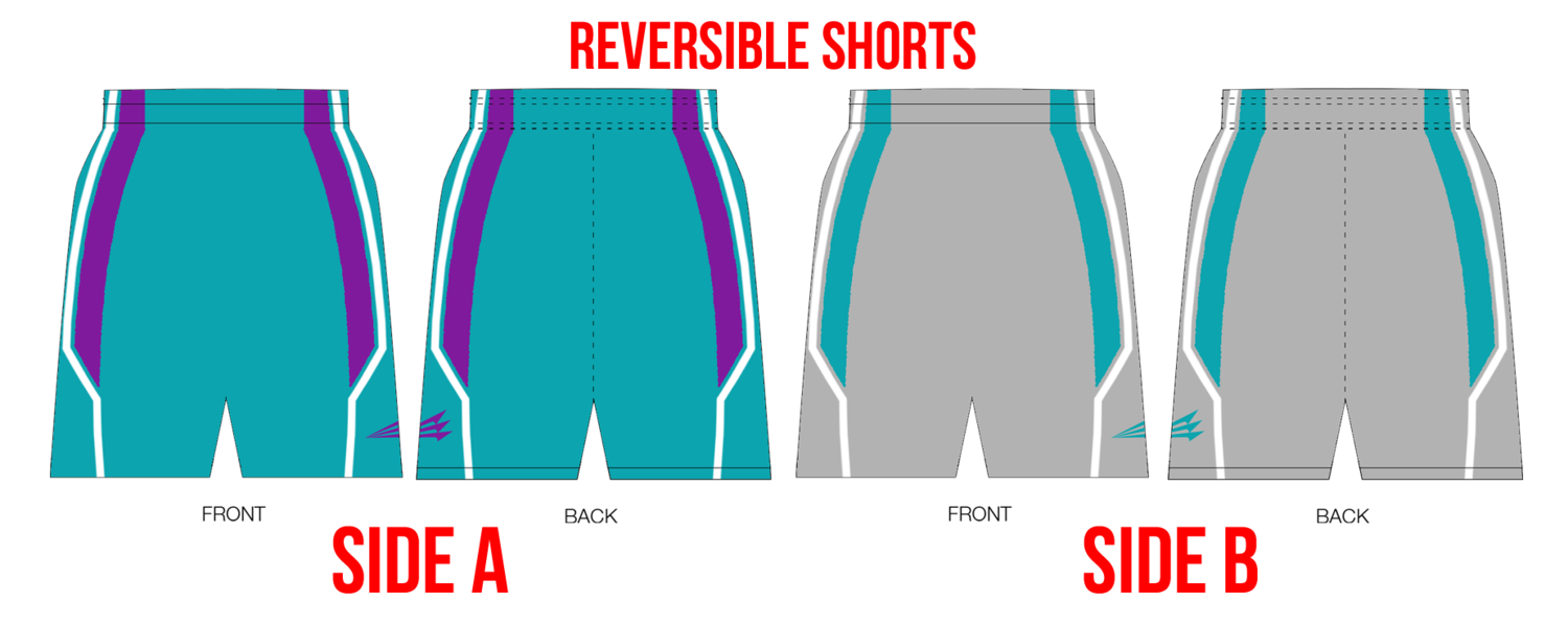 Impact Custom HexaFlex Reversible 11 inch Basketball Shorts - #6b